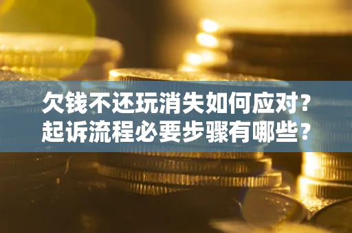 北京欠钱不还玩消失如何应对？起诉流程必要步骤有哪些？
